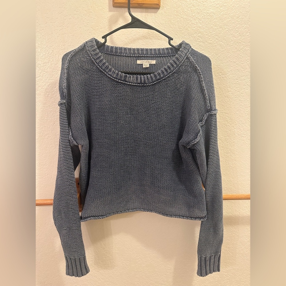Blue American Eagle Sweater